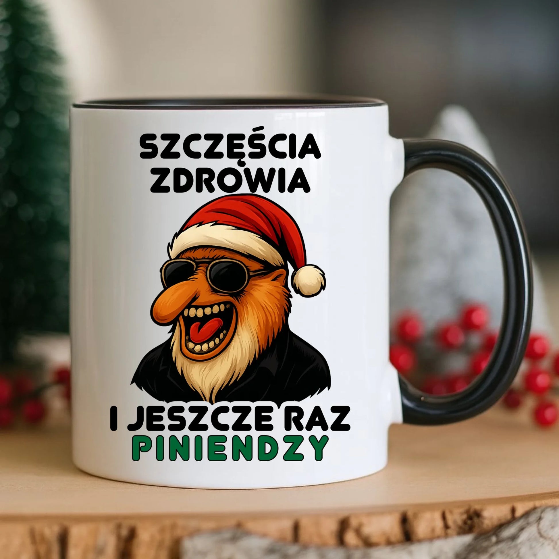 Kubek świąteczny - Janusz Nosacz - I jeszcze raz piniendzy BN111 - StoryCups.pl
