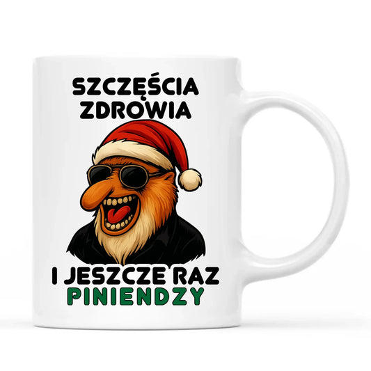 Kubek świąteczny - Janusz Nosacz - I jeszcze raz piniendzy BN111 - StoryCups.pl