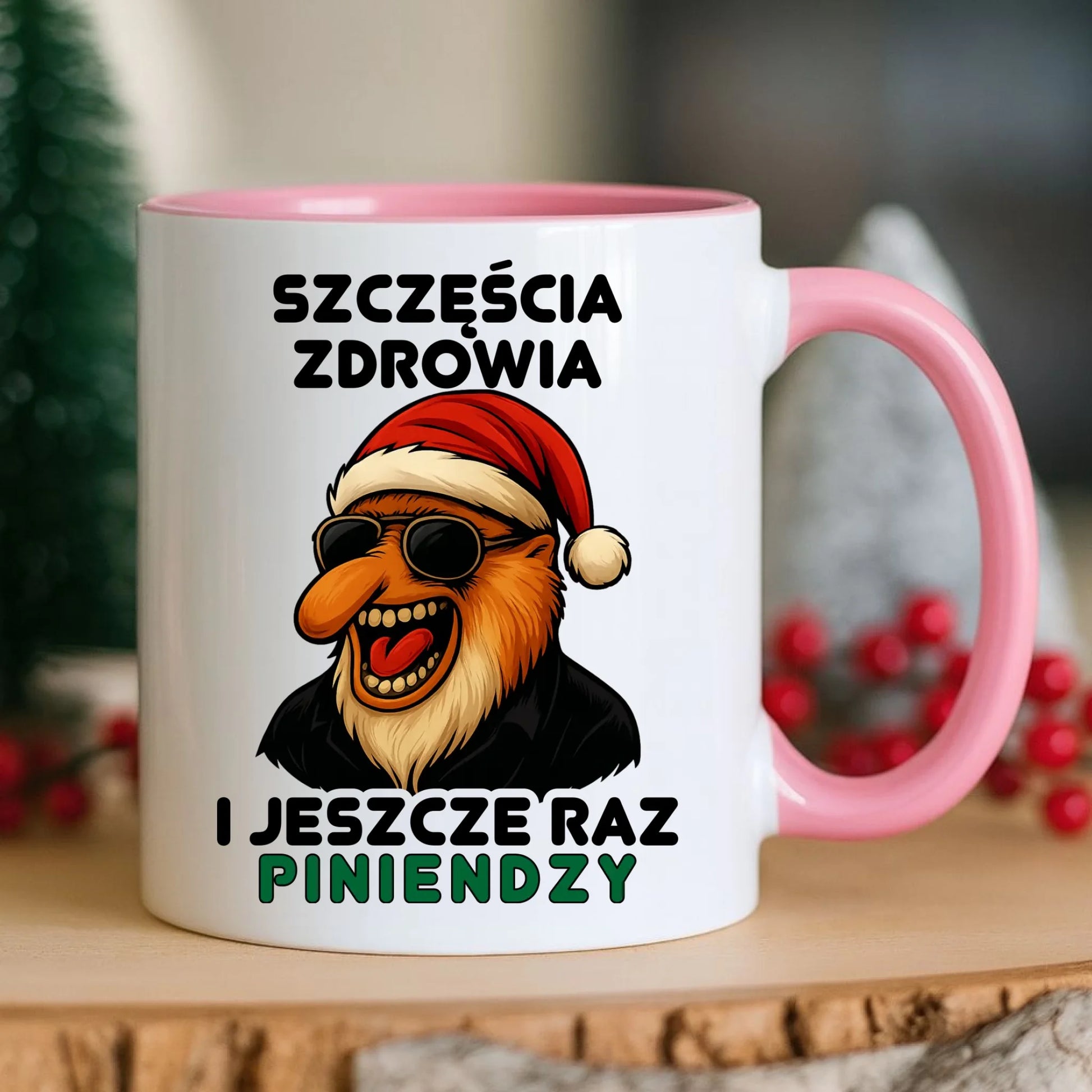 Kubek świąteczny - Janusz Nosacz - I jeszcze raz piniendzy BN111 - StoryCups.pl