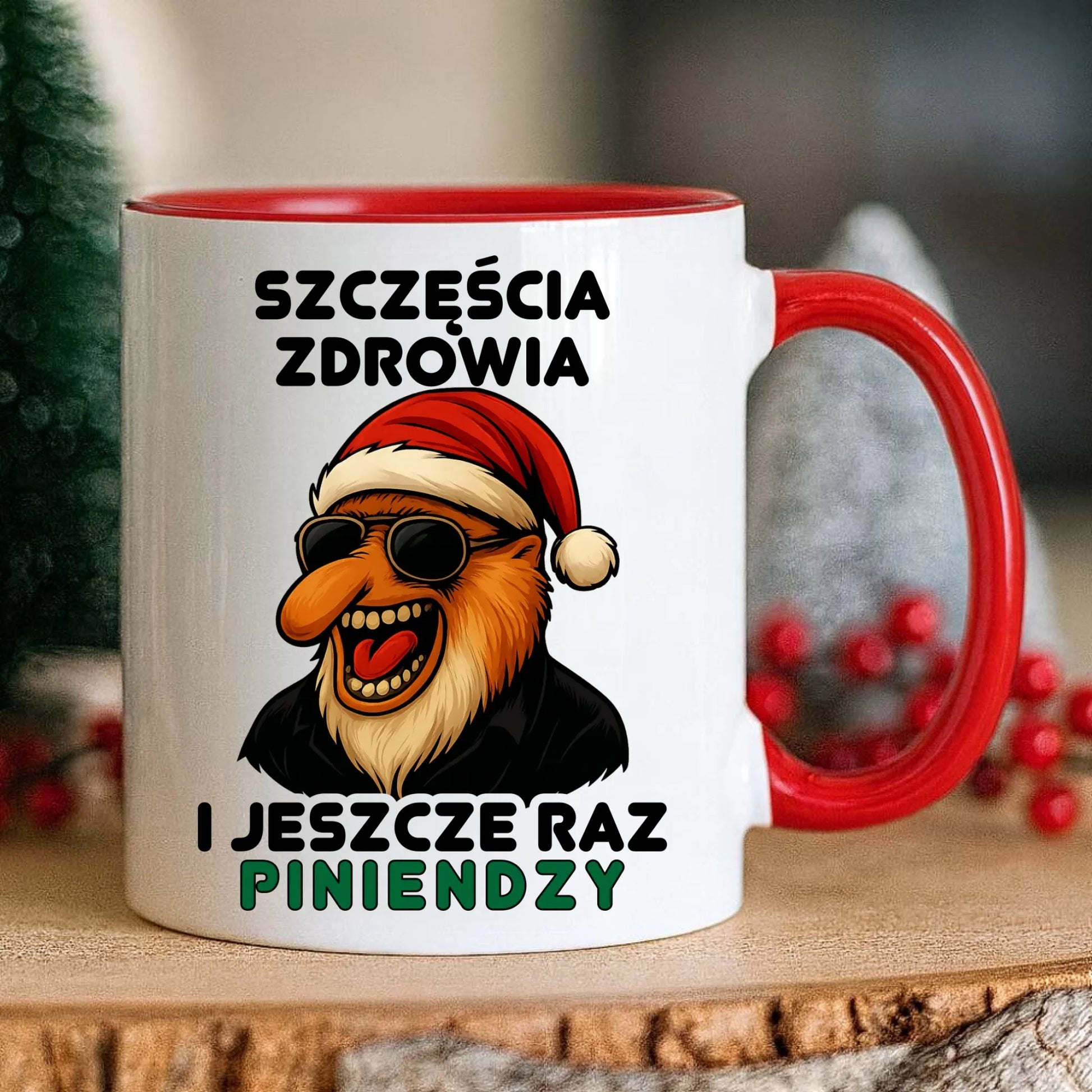 Kubek świąteczny - Janusz Nosacz - I jeszcze raz piniendzy BN111 - StoryCups.pl
