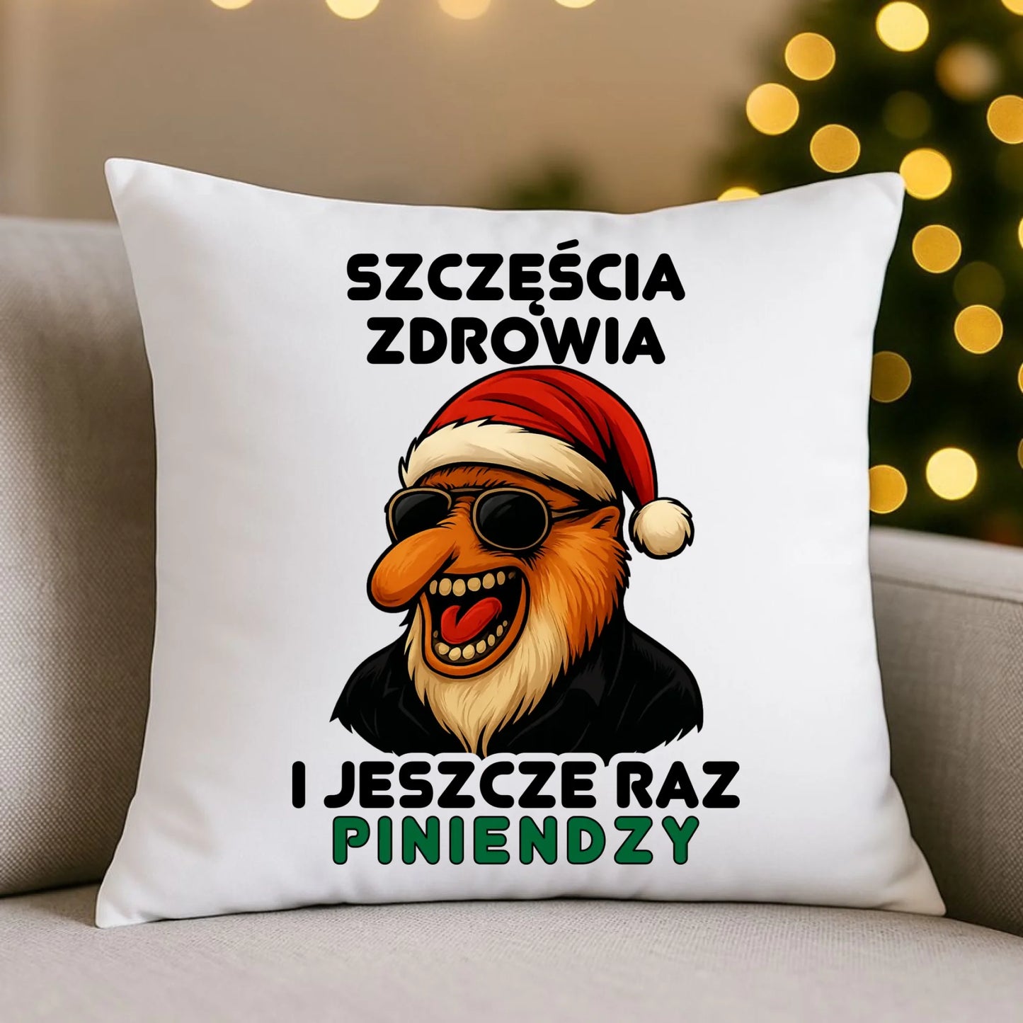 Poduszka świąteczna - Janusz Nosacz - I jeszcze raz piniendzy BN111 - StoryCups.pl