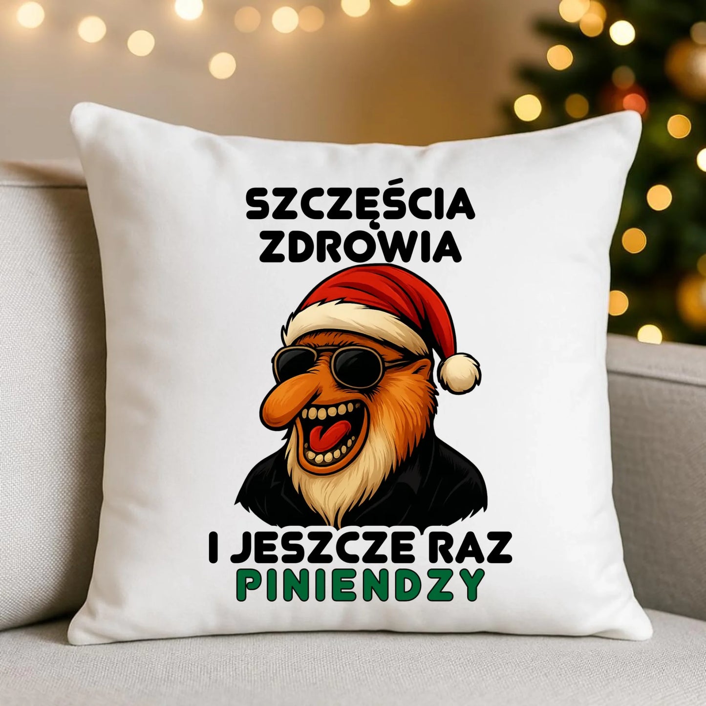 Poduszka świąteczna - Janusz Nosacz - I jeszcze raz piniendzy BN111 - StoryCups.pl