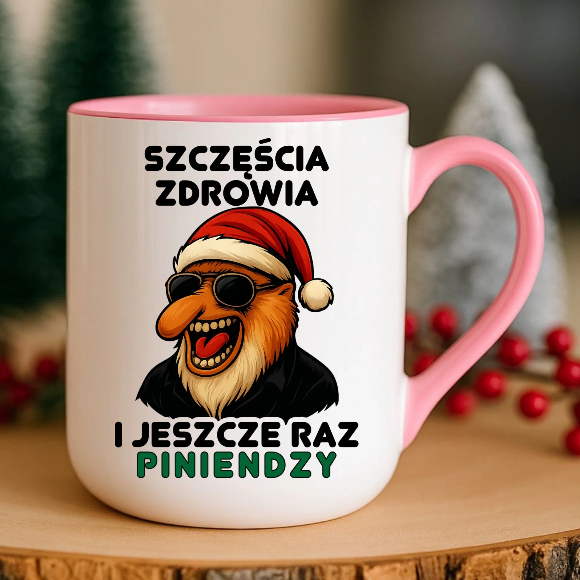 Kubek elegant świąteczny - Janusz Nosacz - I jeszcze raz piniendzy BN111 - StoryCups.pl