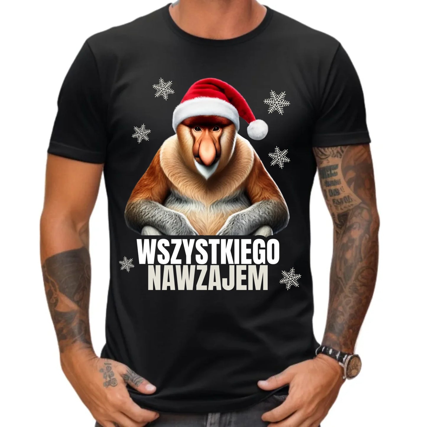 Koszulka męska świąteczna - Janusz Nosacz - Nawzajem BN110 - StoryCups.pl