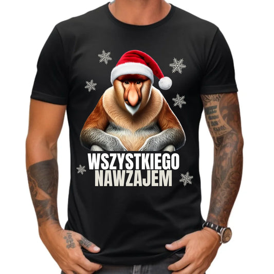 Koszulka męska świąteczna - Janusz Nosacz - Nawzajem BN110 - StoryCups.pl