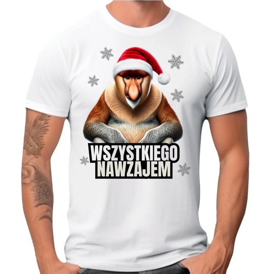 Koszulka męska świąteczna - Janusz Nosacz - Nawzajem BN110 - StoryCups.pl