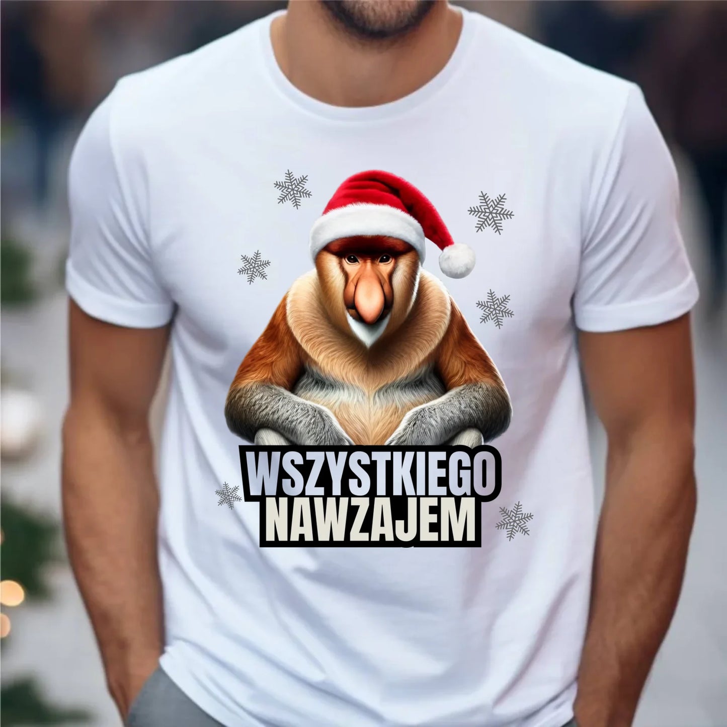 Koszulka męska świąteczna - Janusz Nosacz - Nawzajem BN110 - StoryCups.pl