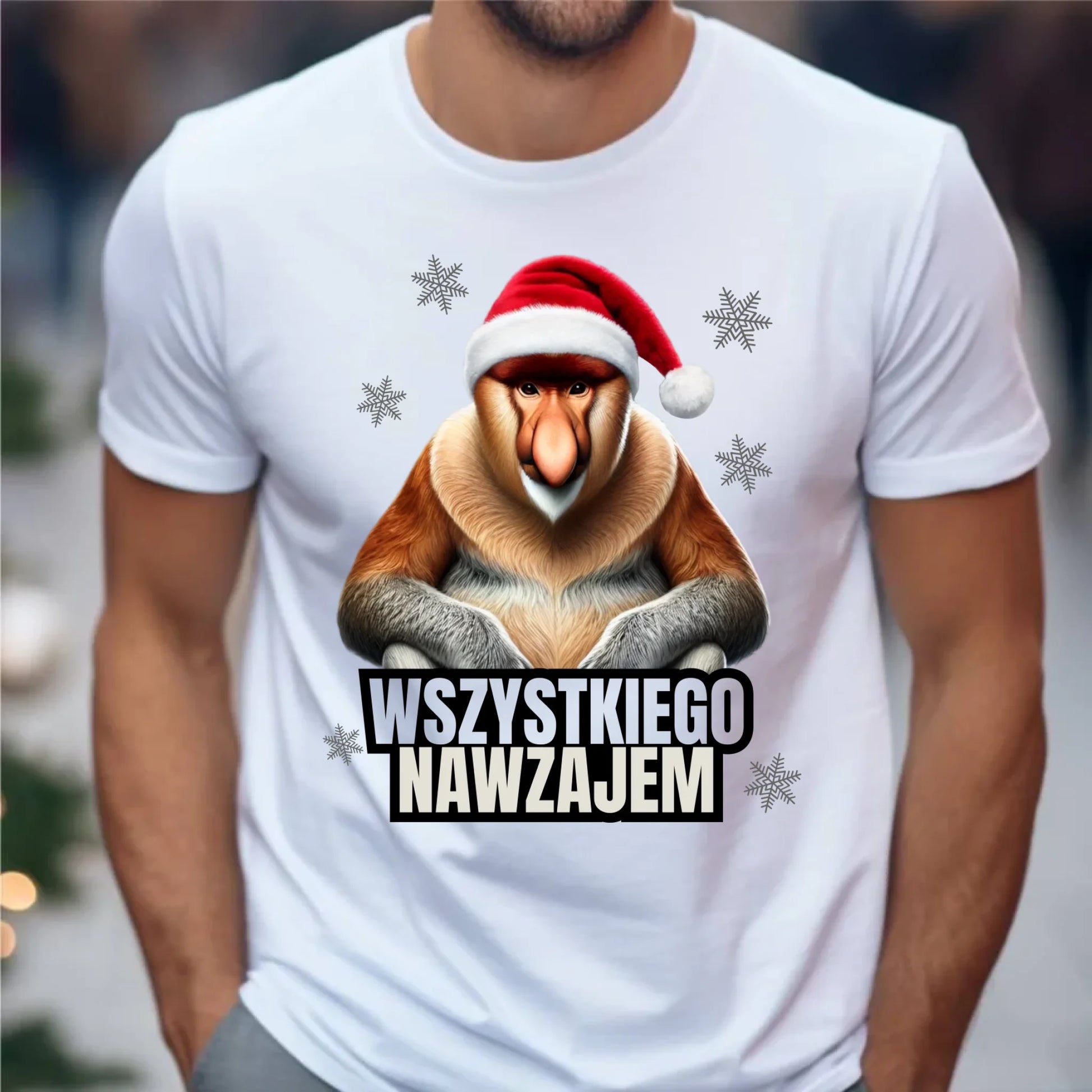 Koszulka męska świąteczna - Janusz Nosacz - Nawzajem BN110 - StoryCups.pl