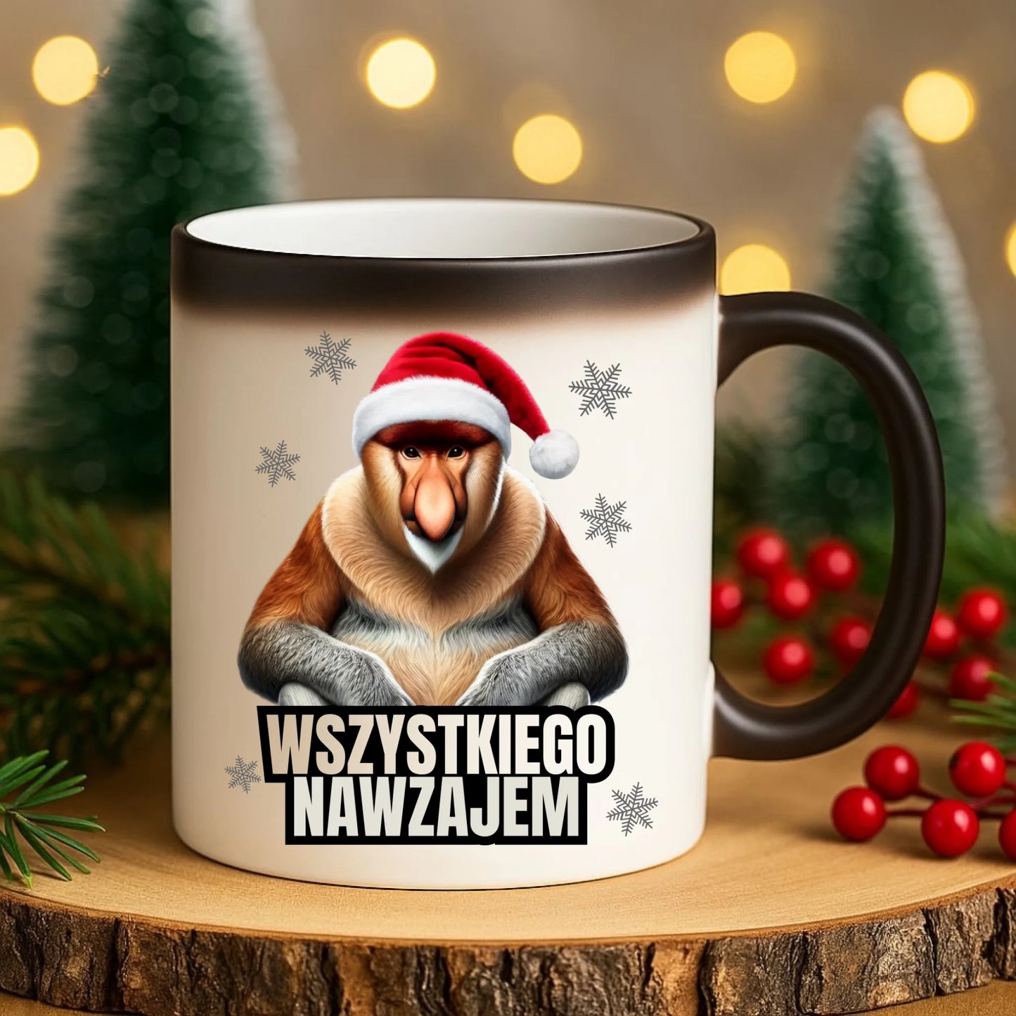 Kubek magiczny świąteczny - Janusz Nosacz - Nawzajem BN110 - StoryCups.pl