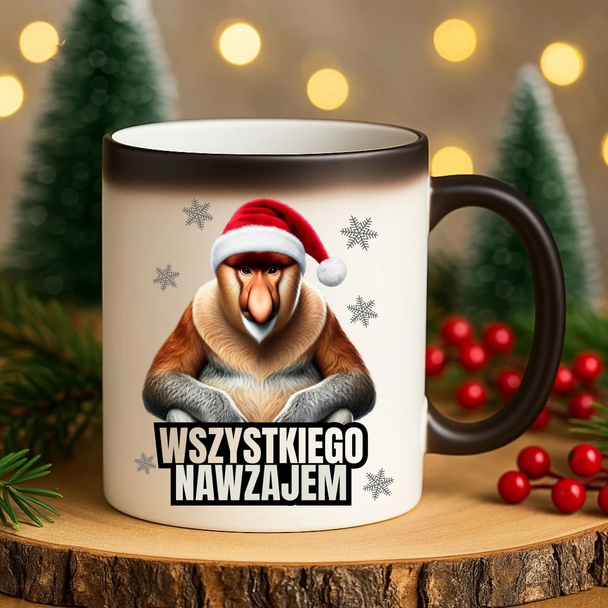 Kubek magiczny świąteczny - Janusz Nosacz - Nawzajem BN110 - StoryCups.pl