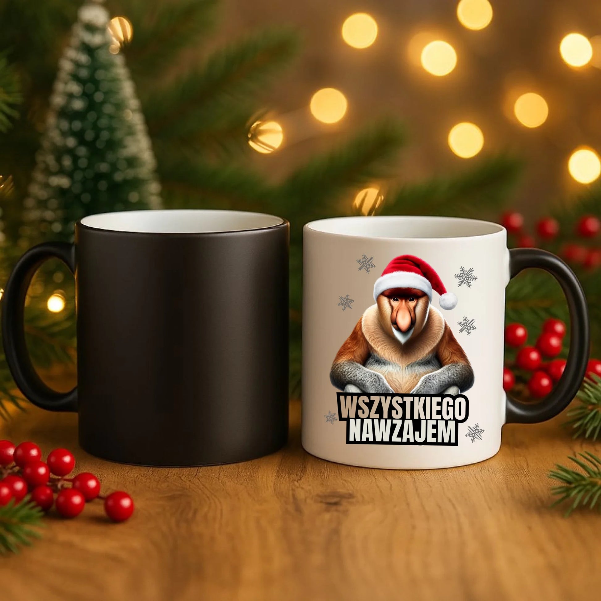 Kubek magiczny świąteczny - Janusz Nosacz - Nawzajem BN110 - StoryCups.pl