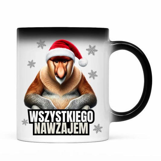 Kubek magiczny świąteczny - Janusz Nosacz - Nawzajem BN110 - StoryCups.pl