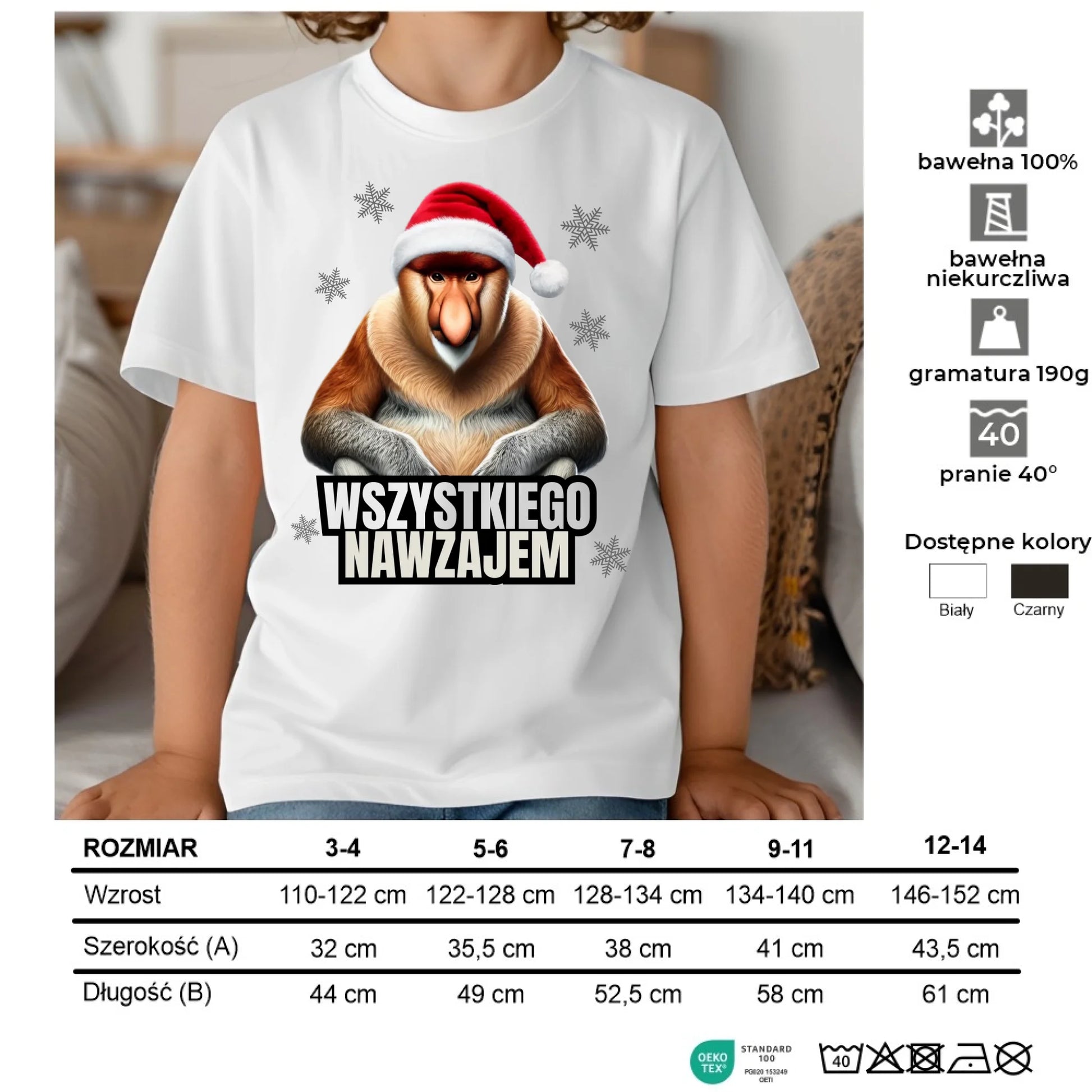 Koszulka dziecięca świąteczna - Janusz Nosacz - Nawzajem BN110 - StoryCups.pl