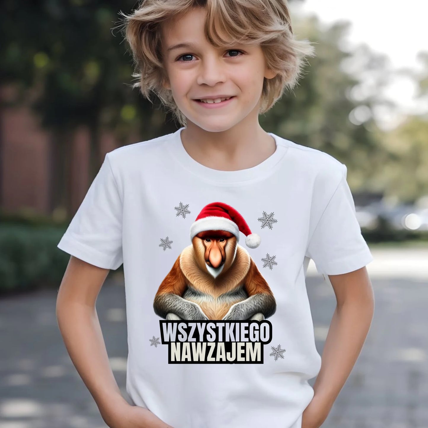 Koszulka dziecięca świąteczna - Janusz Nosacz - Nawzajem BN110 - StoryCups.pl