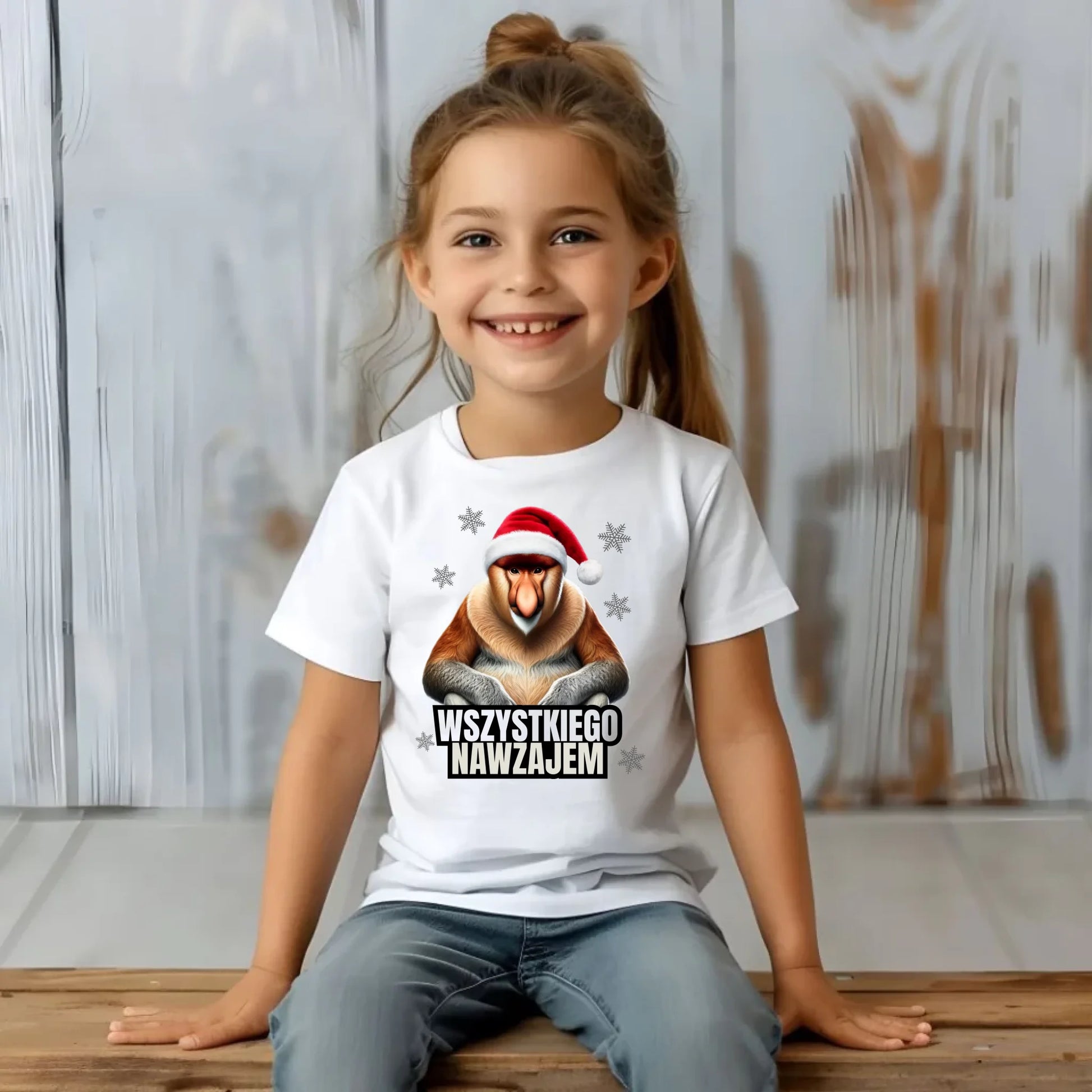 Koszulka dziecięca świąteczna - Janusz Nosacz - Nawzajem BN110 - StoryCups.pl
