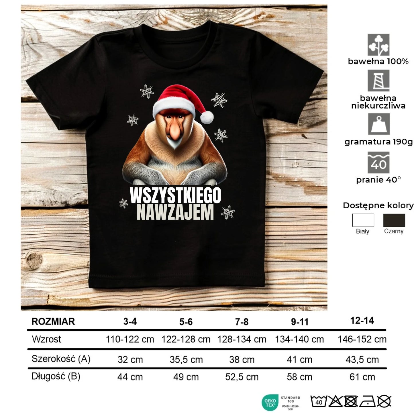 Koszulka dziecięca świąteczna - Janusz Nosacz - Nawzajem BN110 - StoryCups.pl