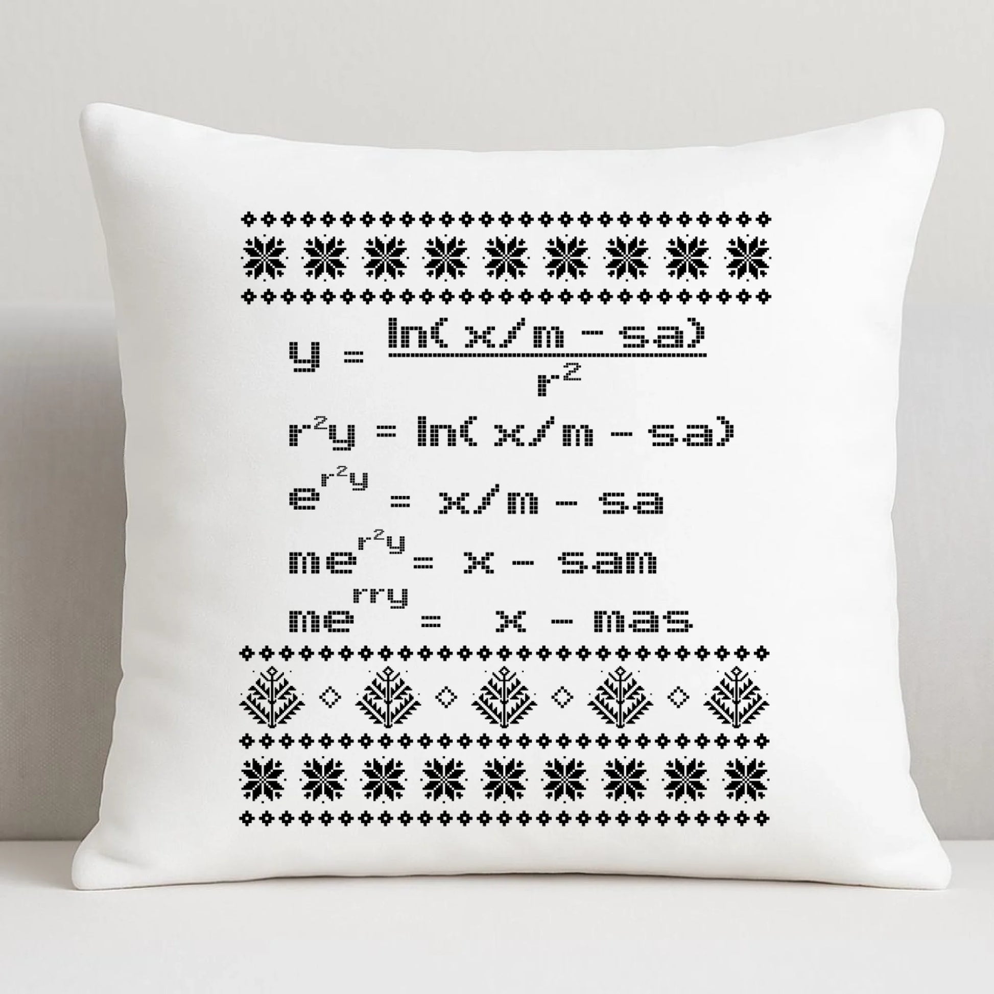 Poduszka świąteczna - Zadanie matematyczne BN108 - StoryCups.pl