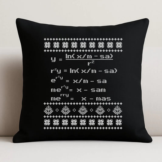 Poduszka dekoracyjna świąteczna - Zadanie matematyczne BN108 - StoryCups.pl