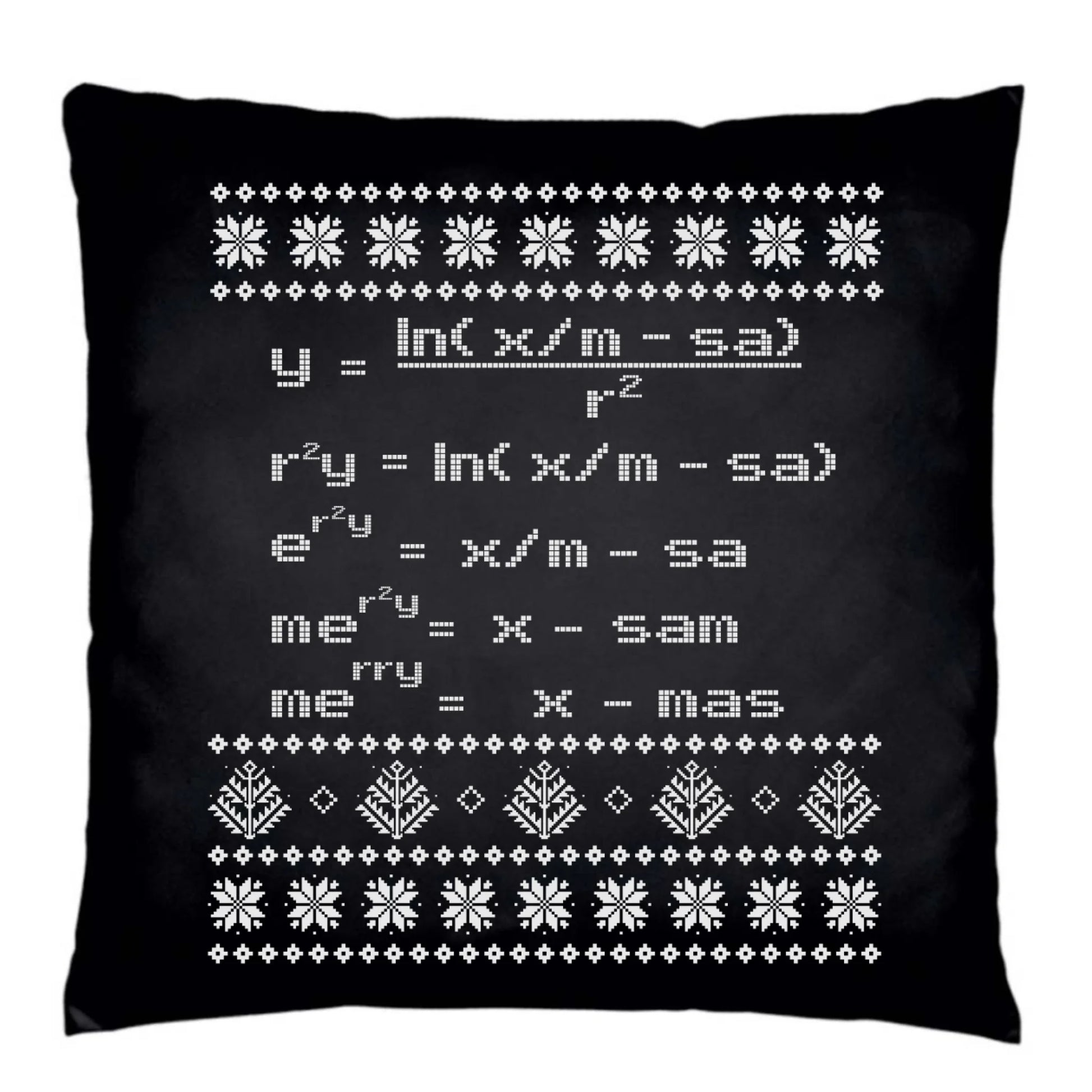 Poduszka dekoracyjna świąteczna - Zadanie matematyczne BN108 - StoryCups.pl