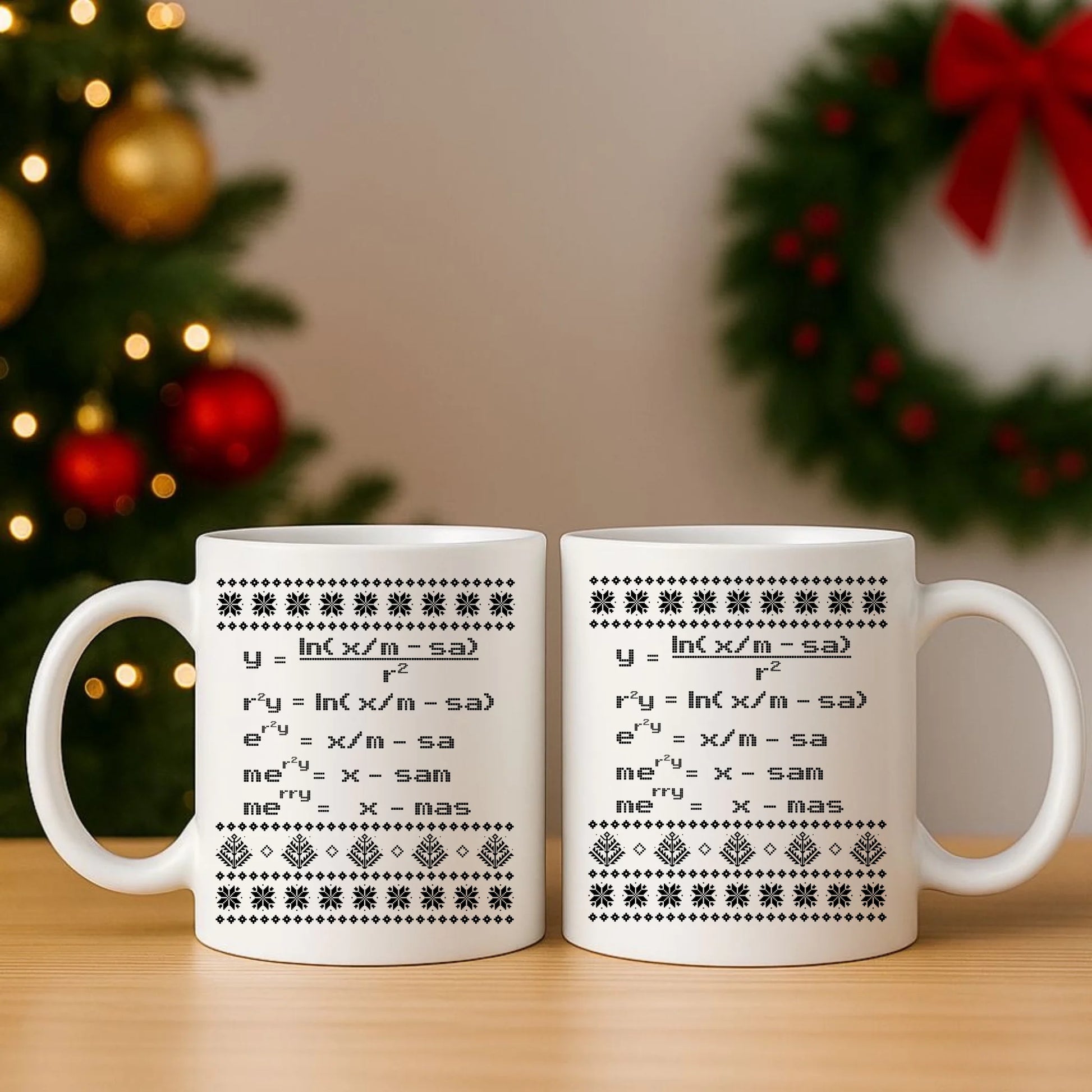 Zestaw poduszka i kubek świąteczny - Zadanie matematyczne BN108 - StoryCups.pl