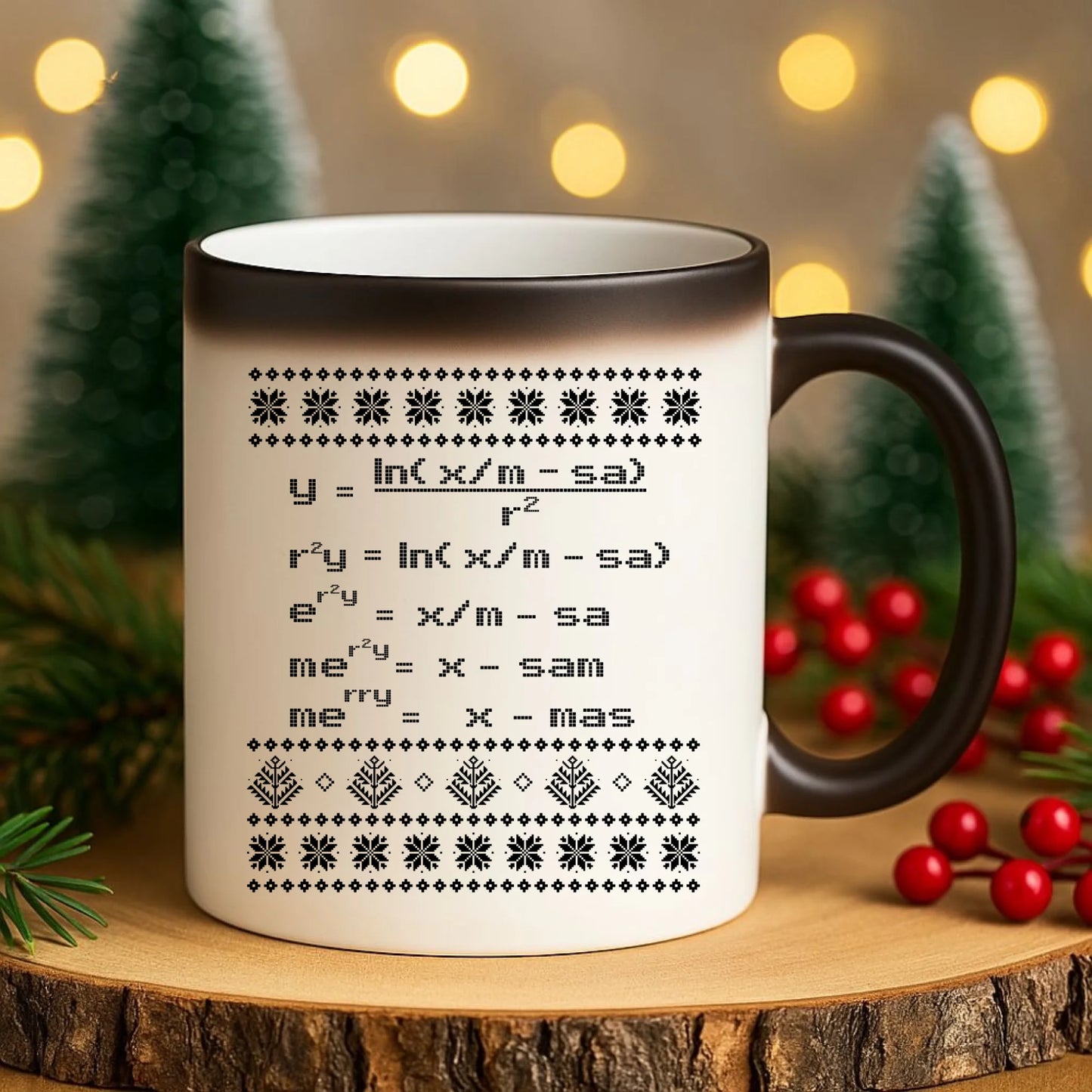 Kubek magiczny świąteczny - Zadanie matematyczne BN108 - StoryCups.pl