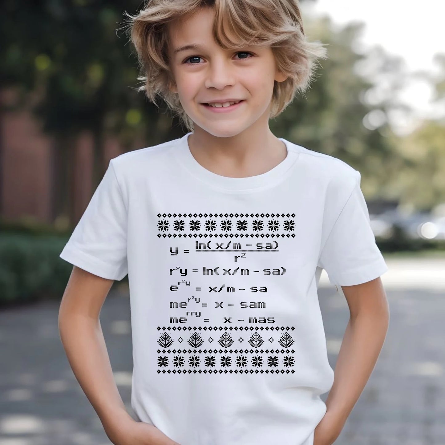 Koszulka dziecięca świąteczna - Zadanie matematyczne BN108 - StoryCups.pl