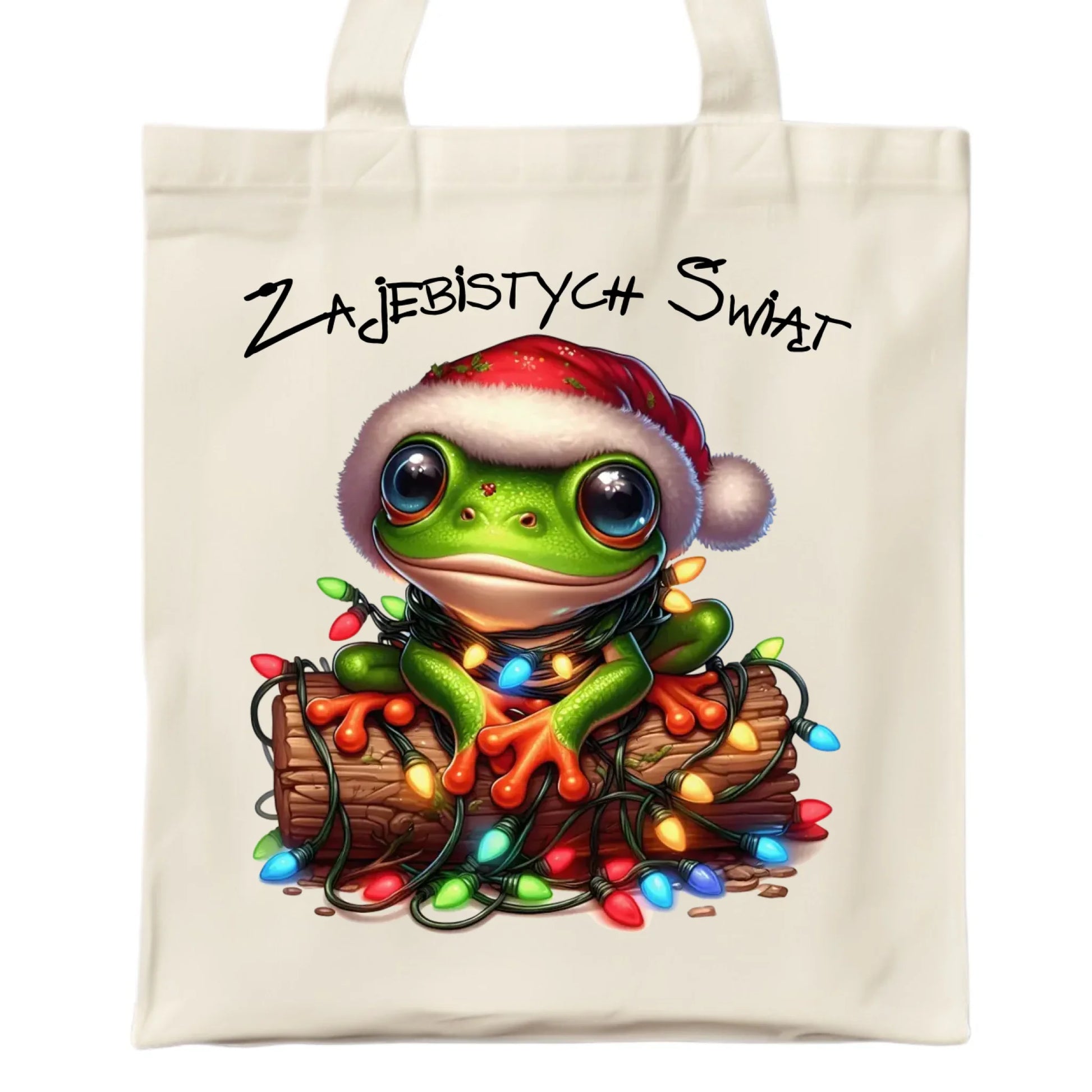 Torba świąteczna - Żaba - Żajebistych Świąt BN106 - StoryCups.pl