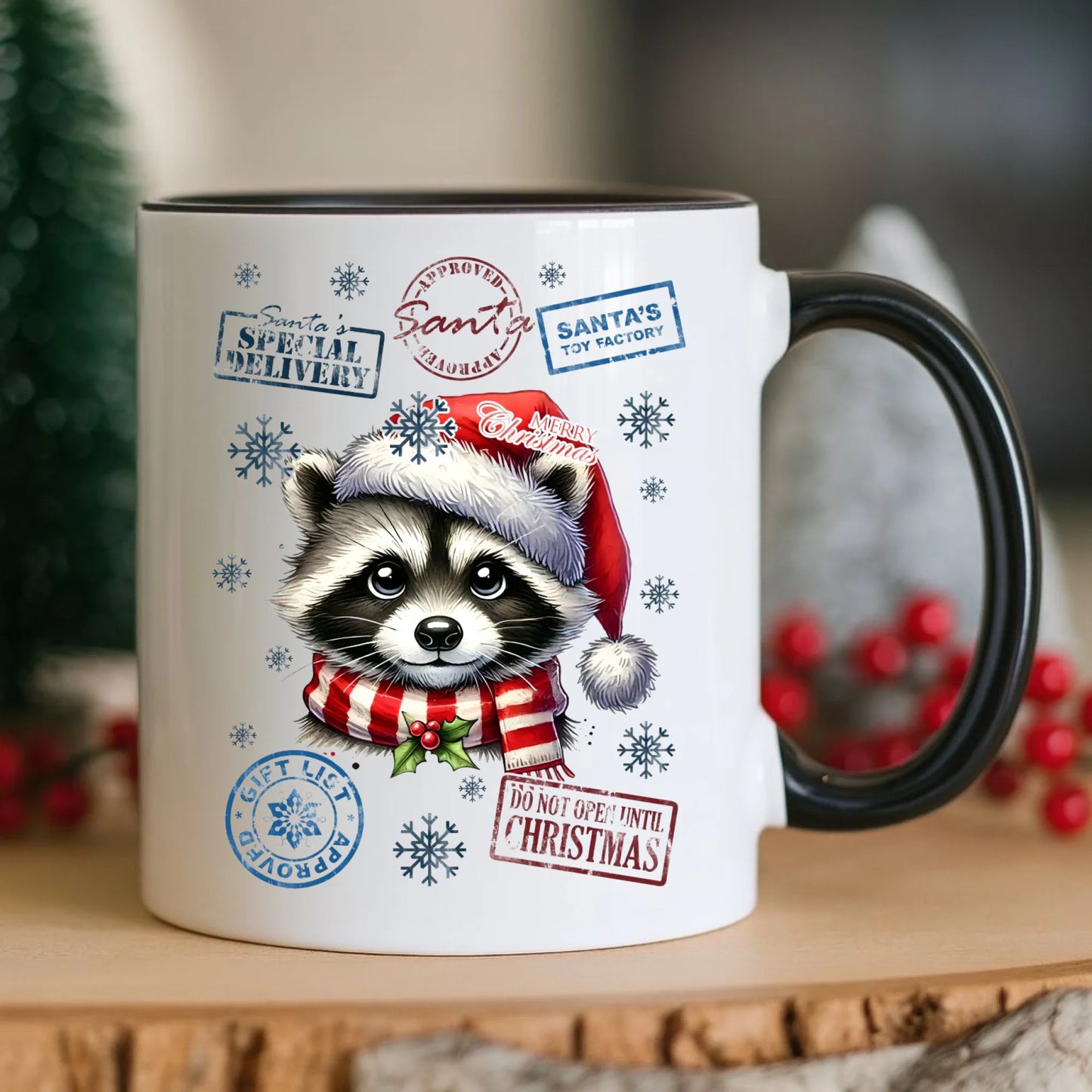 Kubek świąteczny - Szop - Przesyłka od Mikołaja BN104 - StoryCups.pl