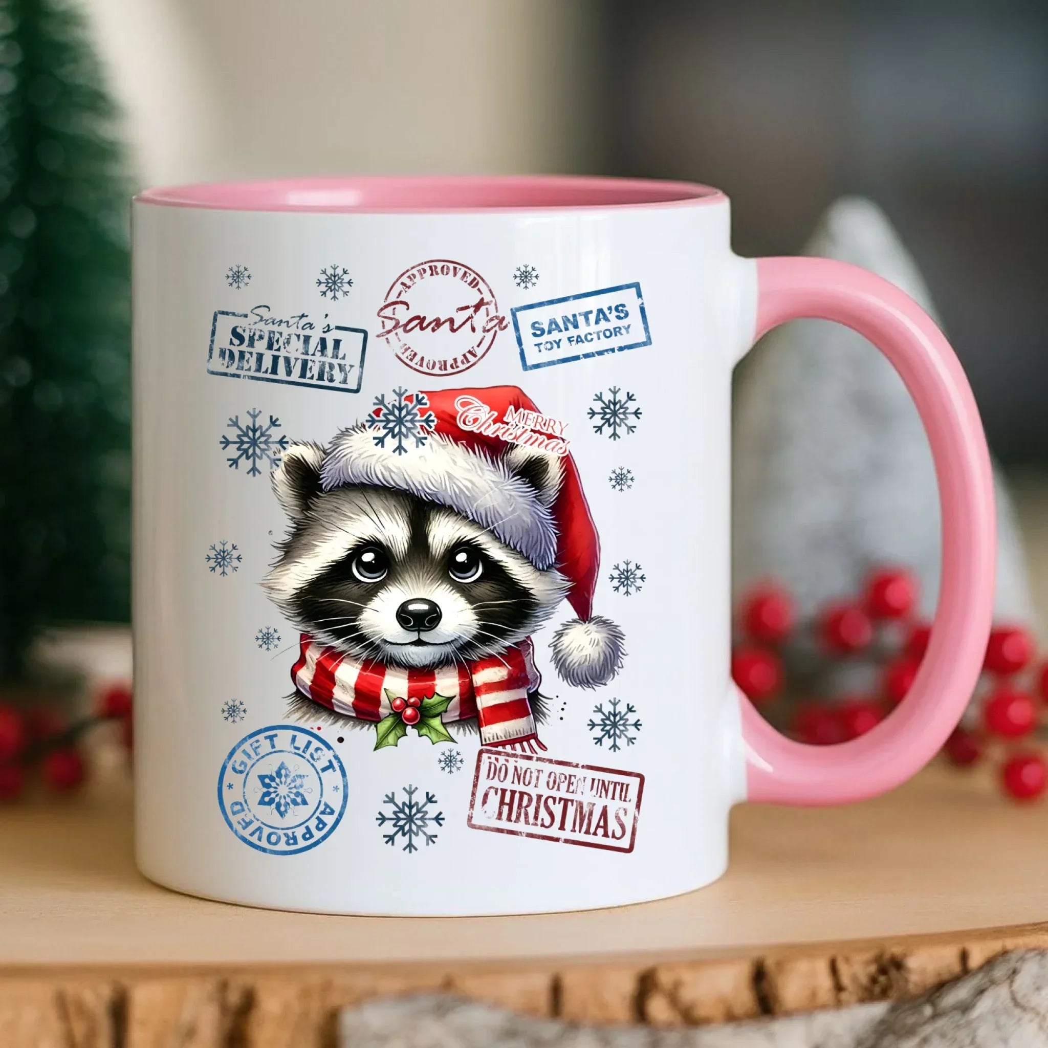 Kubek świąteczny - Szop - Przesyłka od Mikołaja BN104 - StoryCups.pl
