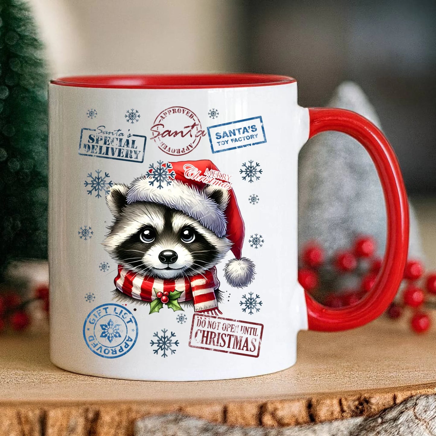 Kubek świąteczny - Szop - Przesyłka od Mikołaja BN104 - StoryCups.pl
