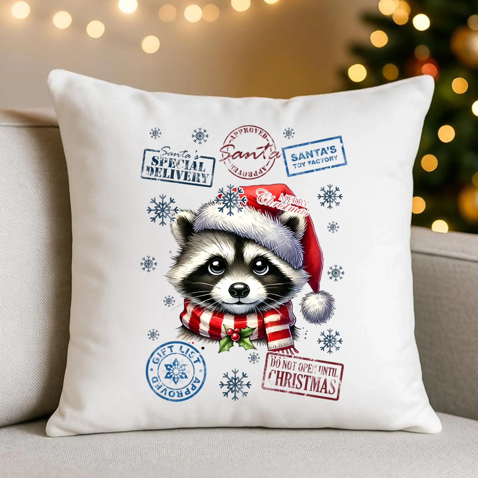 Poduszka świąteczna - Szop - Przesyłka od Mikołaja BN104 - StoryCups.pl