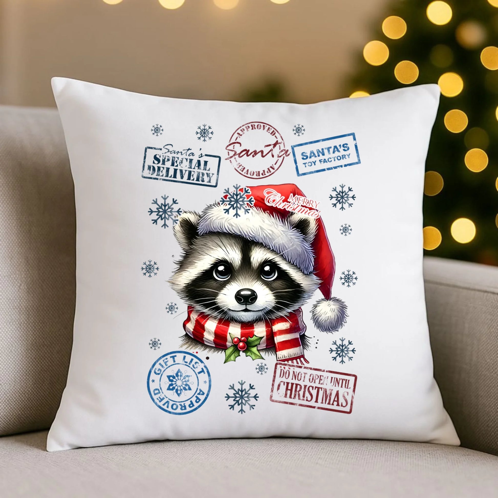 Poduszka świąteczna - Szop - Przesyłka od Mikołaja BN104 - StoryCups.pl