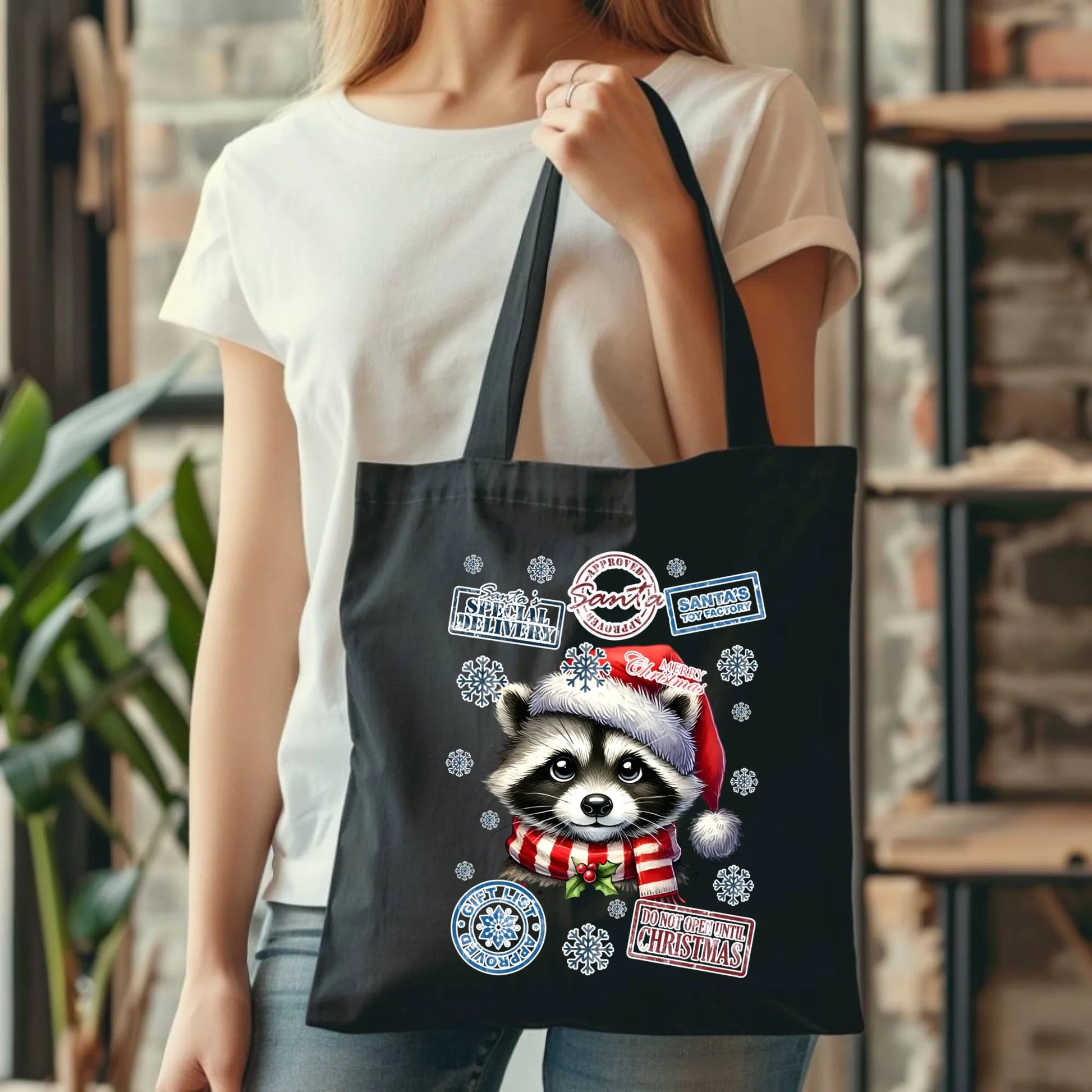 Torba świąteczna - Szop - Przesyłka od Mikołaja BN104 - StoryCups.pl