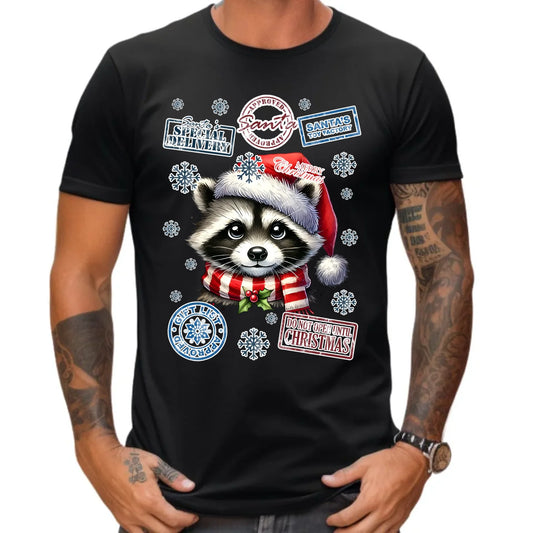 Koszulka męska świąteczna - Szop - Przesyłka od Mikołaja BN104 - StoryCups.pl