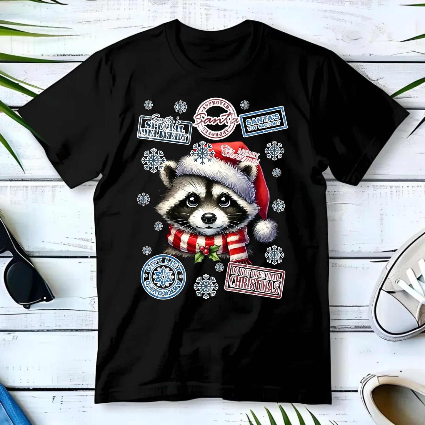 Koszulka męska świąteczna - Szop - Przesyłka od Mikołaja BN104 - StoryCups.pl