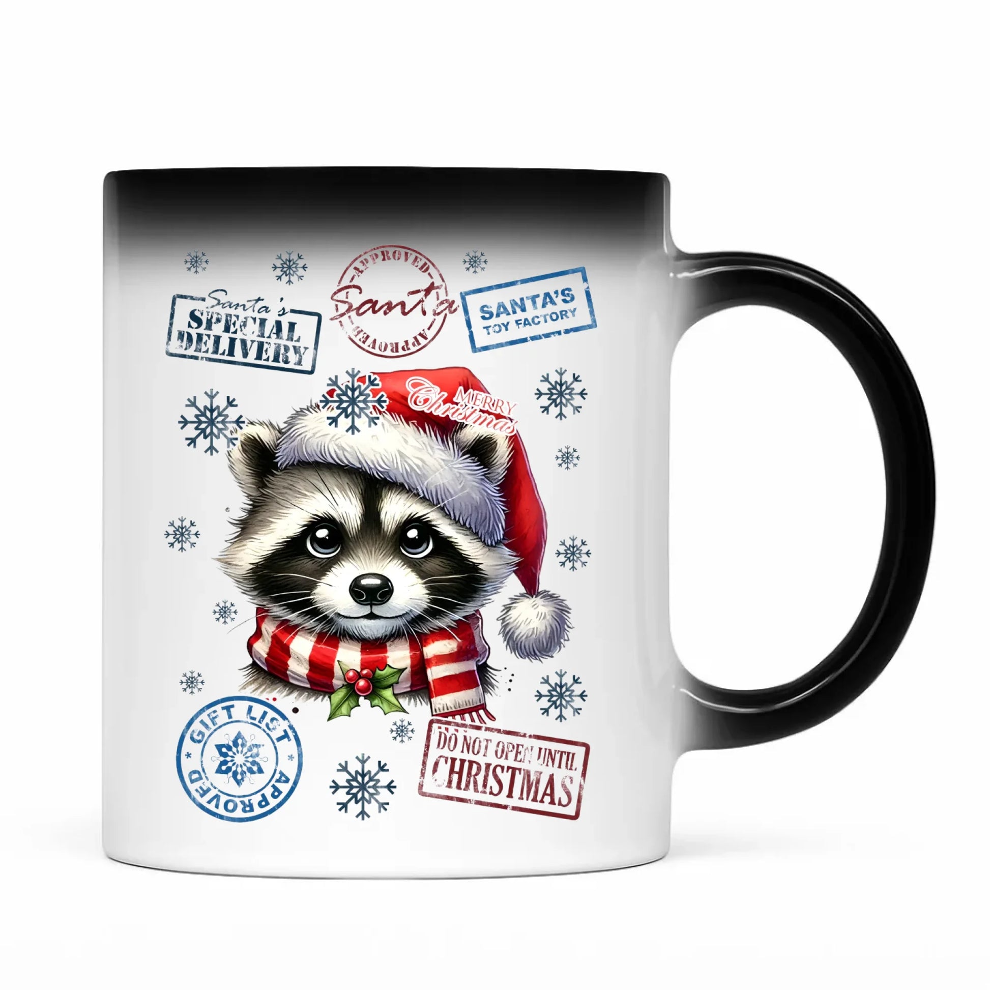 Kubek magiczny świąteczny - Szop - Przesyłka od Mikołaja BN104 - StoryCups.pl