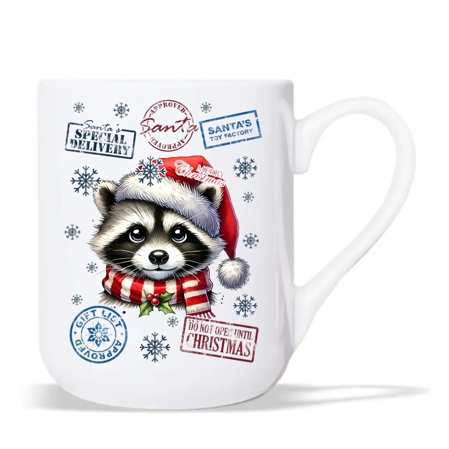 Kubek elegant świąteczny - Szop - Przesyłka od Mikołaja BN104 - StoryCups.pl