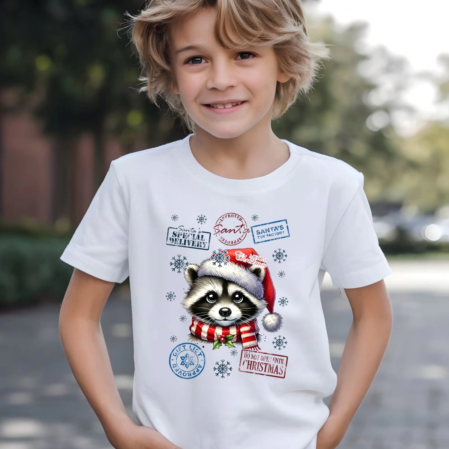 Koszulka dziecięca świąteczna - Szop - Przesyłka od Mikołaja BN104