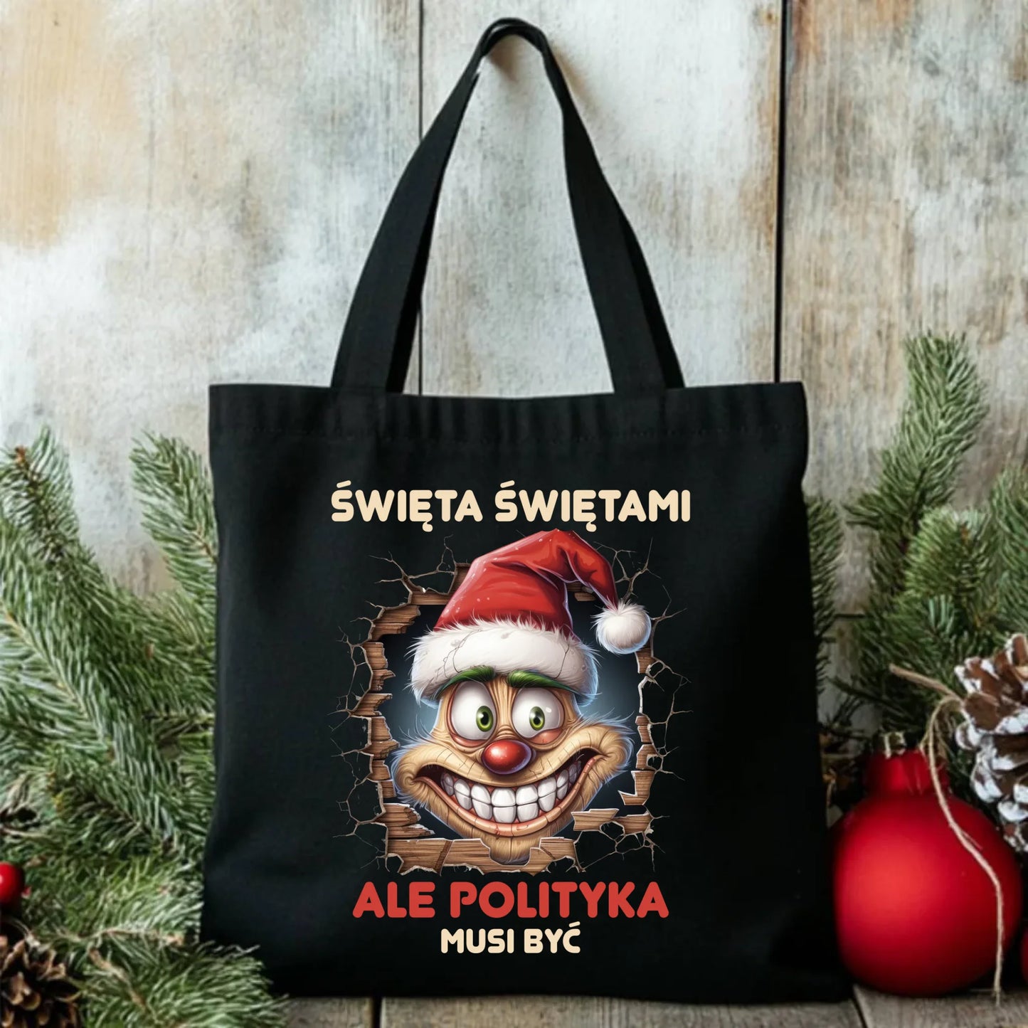 Torba świąteczna - Święta świętami ale polityka musi być BN102 - StoryCups.pl