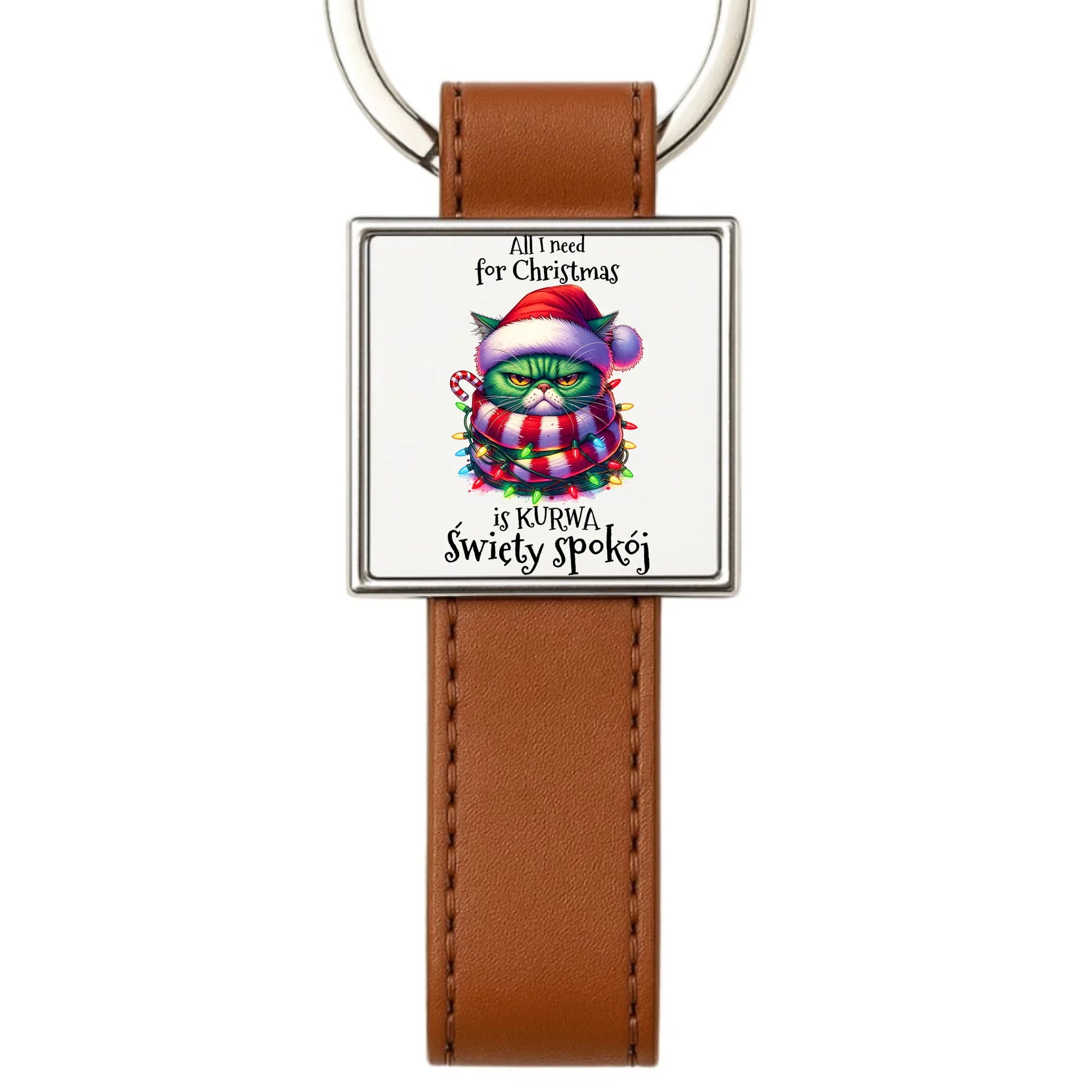 Brelok świąteczny - All I need for Christmas is ku*wa święty spokój - bez cenzury BN101 - StoryCups.pl
