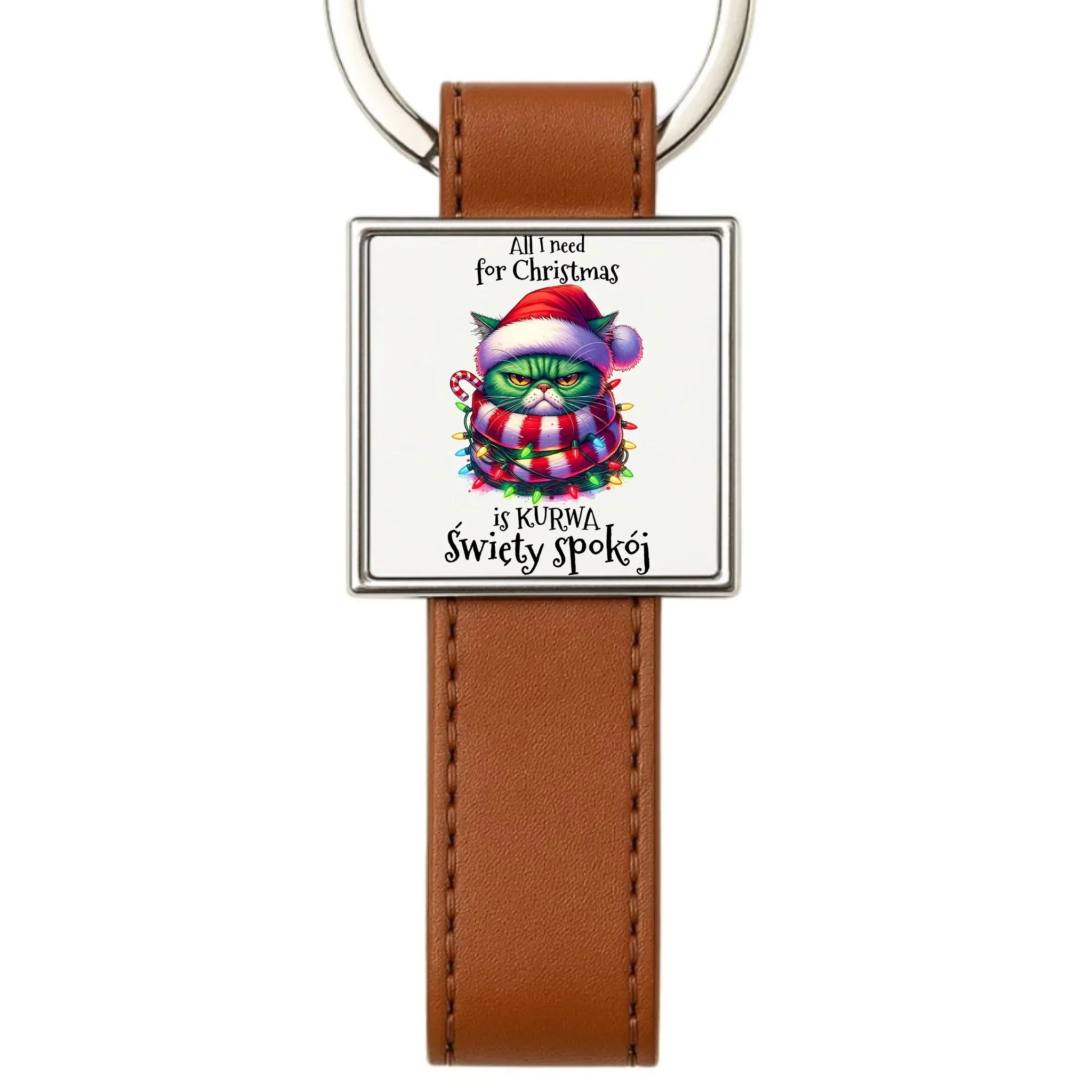 Brelok świąteczny - All I need for Christmas is ku*wa święty spokój - bez cenzury BN101 - StoryCups.pl
