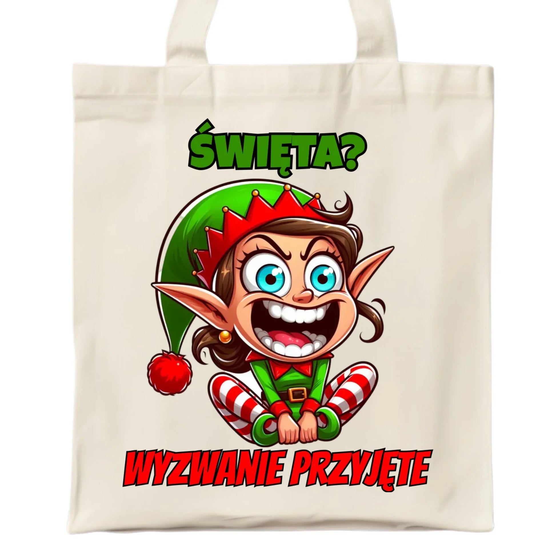 Torba świąteczna - Skrzat Wyzwanie przyjęte BN100 - StoryCups.pl