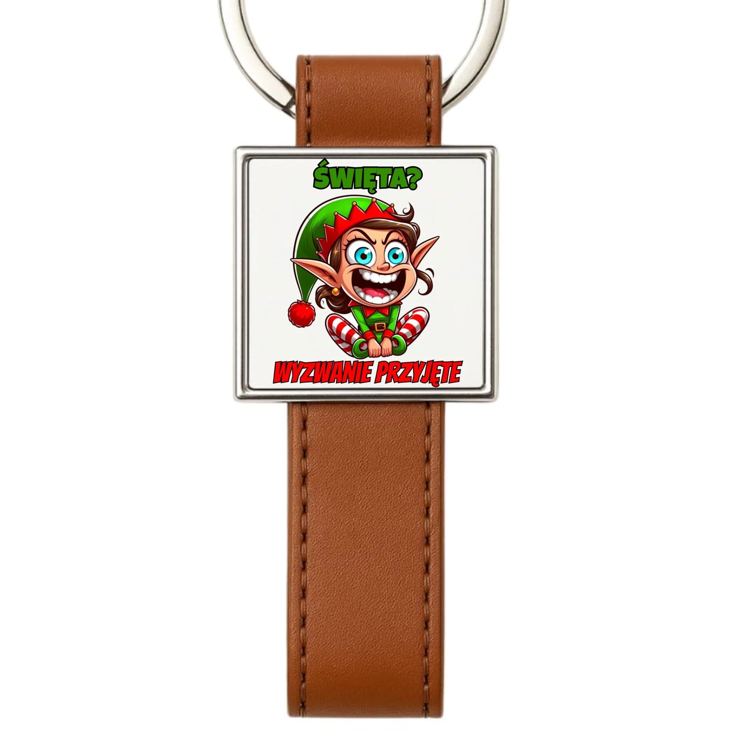 Brelok świąteczny - Skrzat Wyzwanie przyjęte BN100 - StoryCups.pl
