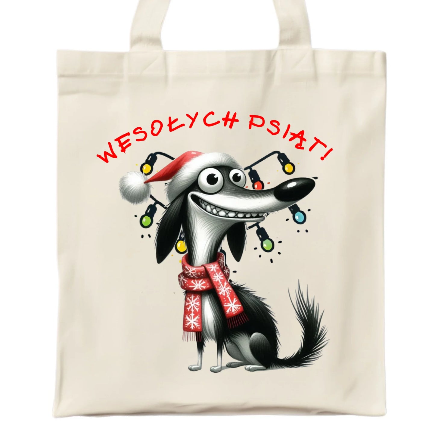 Torba świąteczna - Pies Wesołych psiąt BN140