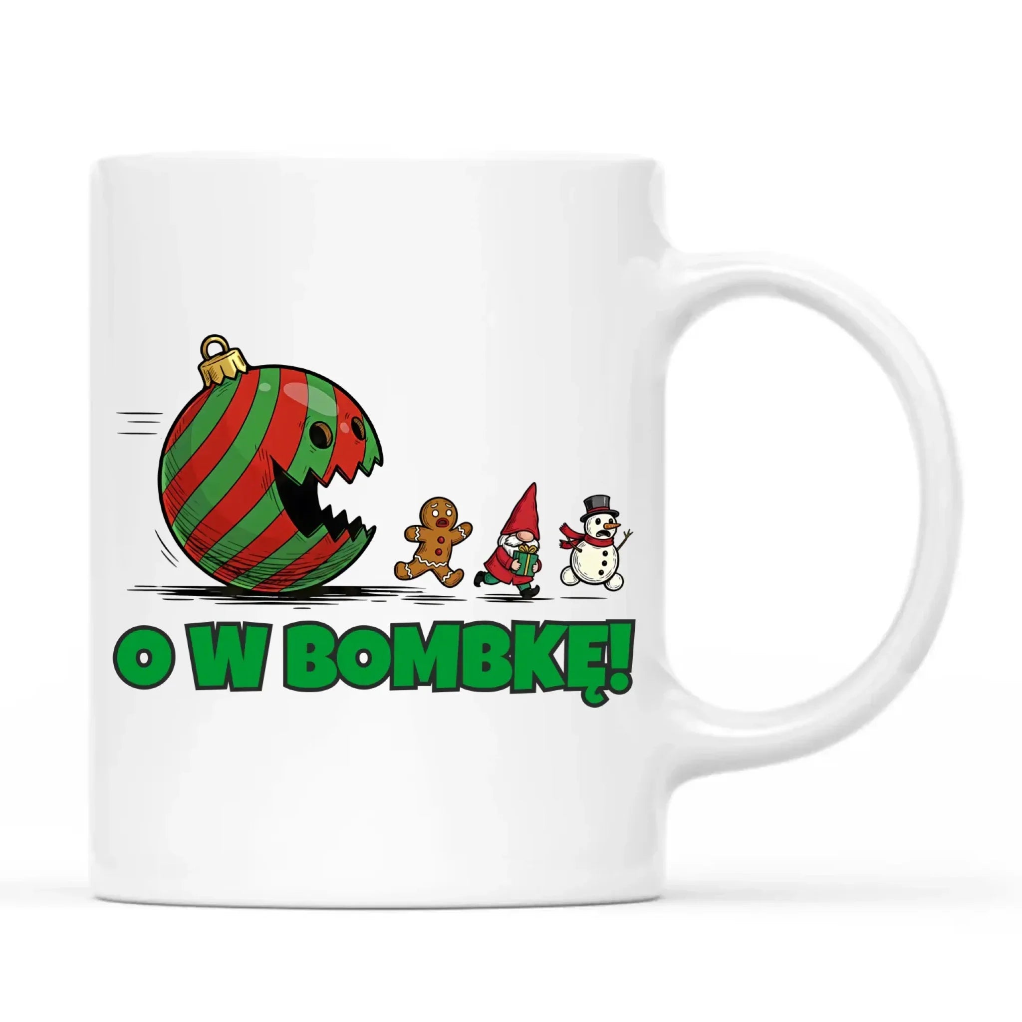Kubek świąteczny - O w bombkę BN142 - StoryCups.pl