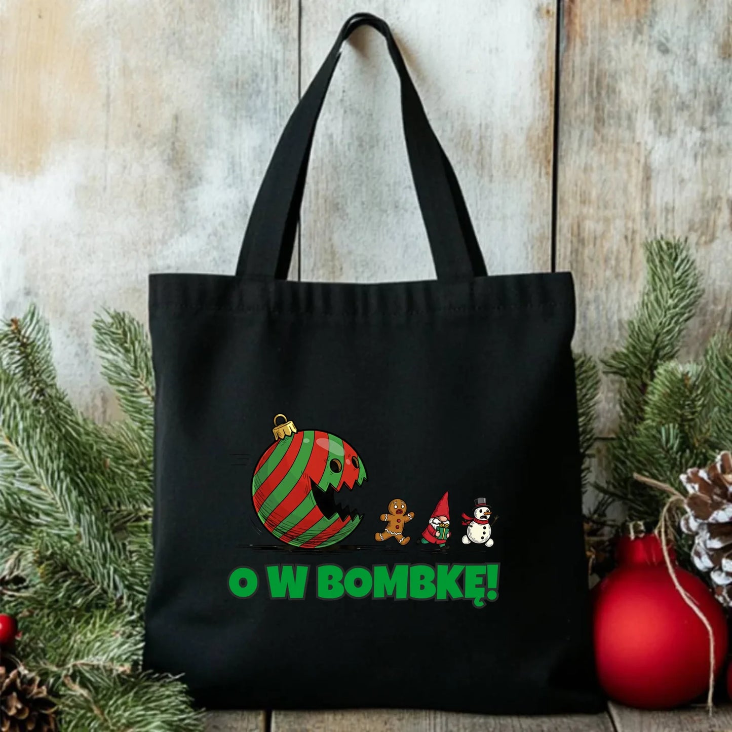Torba świąteczna - O w bombkę BN142