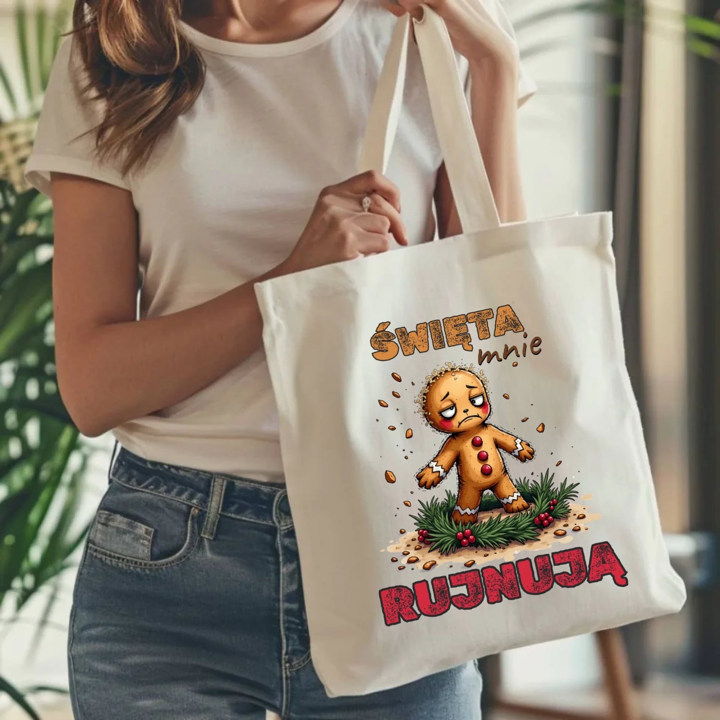 Torba świąteczna - Piernik Święta mnie rujnują BN143