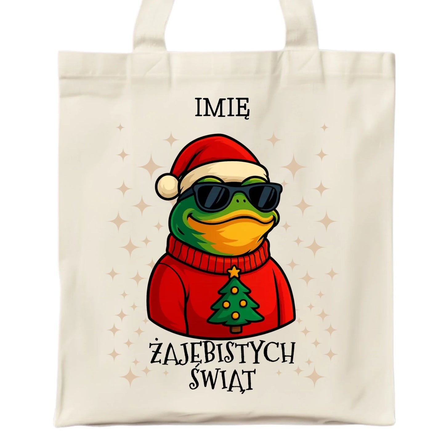 Torba świąteczna - Żajebistych Świąt - personalizowana BN144