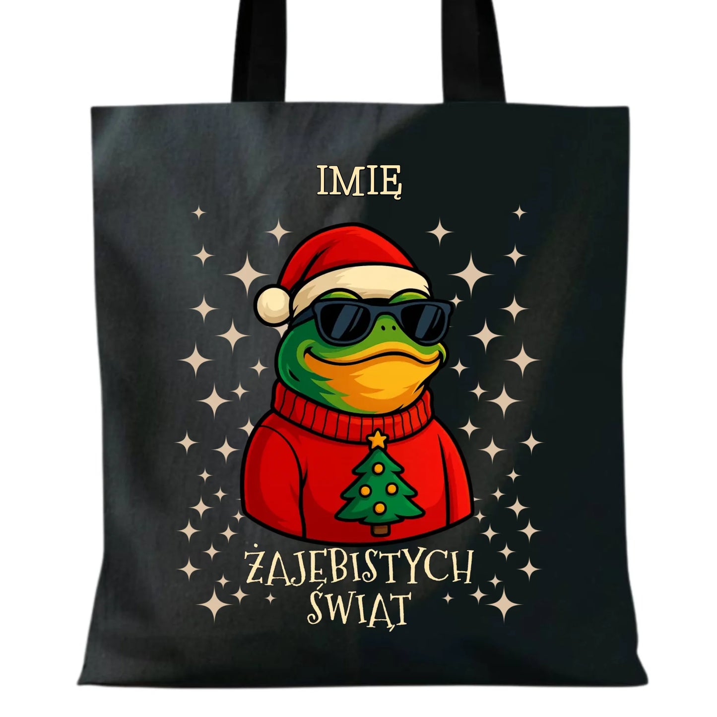 Torba świąteczna - Żajebistych Świąt - personalizowana BN144