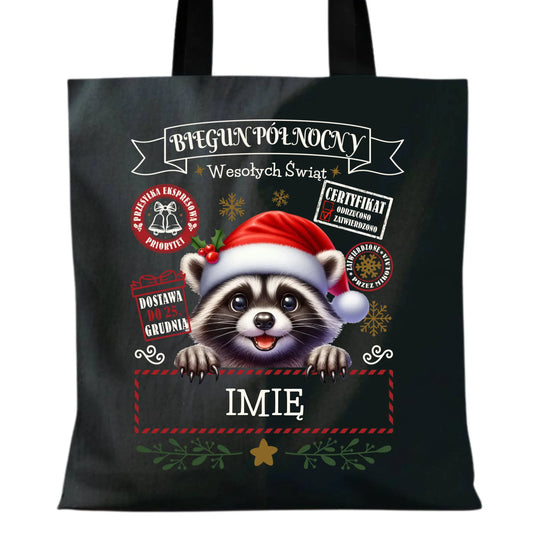 Torba świąteczna - Szop Paczka od Mikołaja - personalizowana BN145